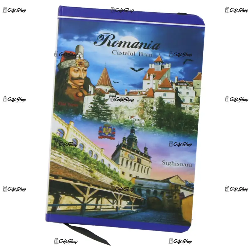 Castelul bran, sighisoara, agenda souvenir romania